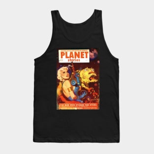 Sci-Fi cover Planet Stories (V2) Tank Top